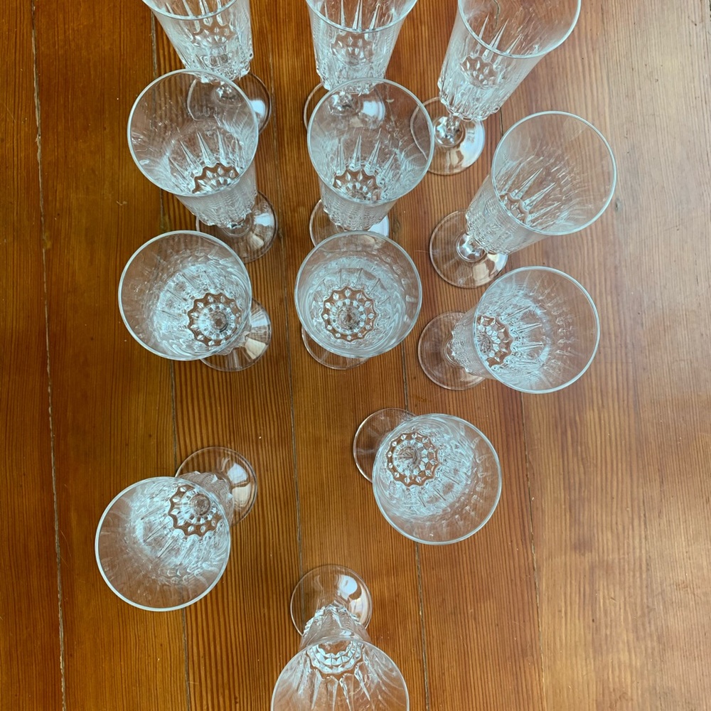 Mystery box of stemware
